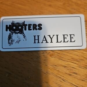 Hooters Name Tag Badge
